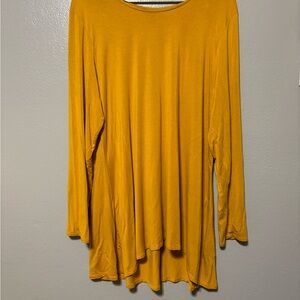 Intro. Mustard or Goldish Women's Tunic Top size XL